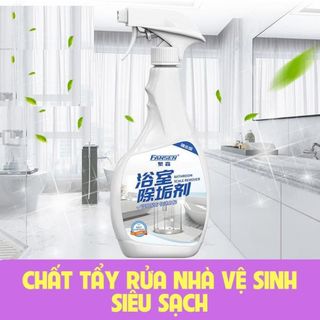 Siêu tẩy cặn canxi nhà tắm HGO Plus tẩy sạch vòi inox, vách kính, bồn sứ, gạch men, gương soi. Chai 500ml
