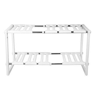 Kệ Để Xoong Nồi Gầm Bếp 2 Tầng ĐA NĂNG Gọn Gàng, Ngăn Nắp KHUNG INOX CHỊU LỰC