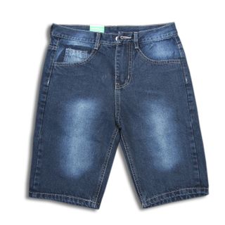Quần short jeans nam cotton không giãn