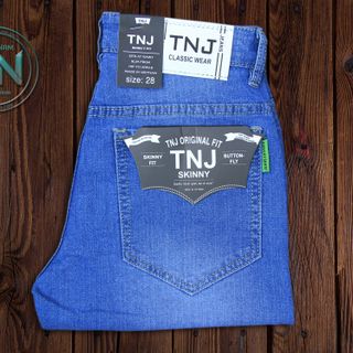 Quần short jeans nam co giãn basic