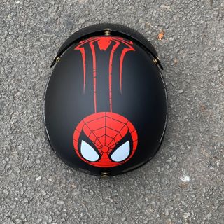 Mũ bảo hiềm nửa đầu 1/2 tem captain, vô diện, rùa, spiderman chất lượng cao - Nhựa ABS