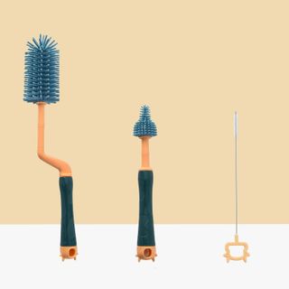 Bộ cọ silicon rửa bình sữa cho bé