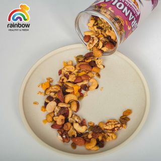 Ngũ Cốc Granola Siêu Hạt RAINBOW Hương vị Nguyên Bản – Hộp 500 gram giá sỉ