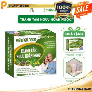 [Combo 2 lọ] Viên ăn ngủ ngon Thanh Tâm Ngưu Hoàn Ngọc- Phan Pharmacy giúp Ăn ngon, ngủ tốt, bồi bổ cơ thể, giảm mệt mỏi