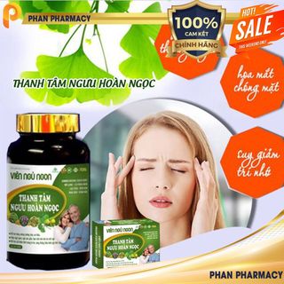 [Combo 2 lọ] Viên ăn ngủ ngon Thanh Tâm Ngưu Hoàn Ngọc- Phan Pharmacy giúp Ăn ngon, ngủ tốt, bồi bổ cơ thể, giảm mệt mỏi giá sỉ