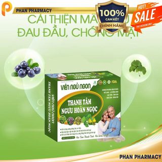 [Combo 2 lọ] Viên ăn ngủ ngon Thanh Tâm Ngưu Hoàn Ngọc- Phan Pharmacy giúp Ăn ngon, ngủ tốt, bồi bổ cơ thể, giảm mệt mỏi