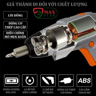 Máy khoan pin mini cầm tay đa năng 2 chế độ thông minh siêu mạnh bảo hành 24 tháng