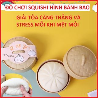Đồ chơi squishy hình bánh bao giải trí người lớn giảm stress trong phòng chính hãng giá rẻ cao cấp