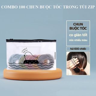 COMBO 100 chun buộc tóc  trong túi zip cho nàng giá sỉ