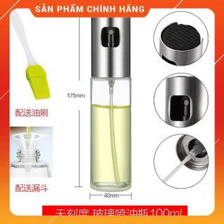 Bình Xịt Dầu Ăn Thuỷ Tinh Galuz 100ml giá sỉ