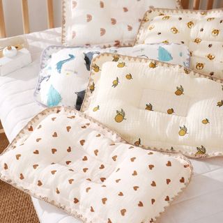 Gối cotton hạn chế méo đầu cho bé sơ sinh giá sỉ