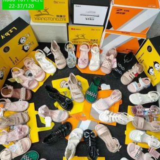 Sandal trẻ em/bé gái chất da mềm R006-1071