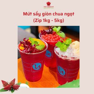 Mứt Atiso đỏ Mứt hoa hồng - sỉ zip 5kg