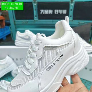 Giày thể thao nữ da phối vải lưới R006-1070