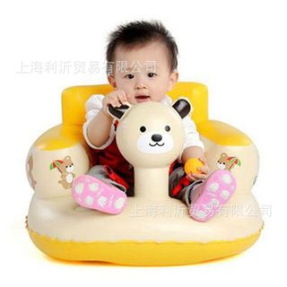 Ghế sofa bơm hơi tập ngồi chống ngã cho bé
