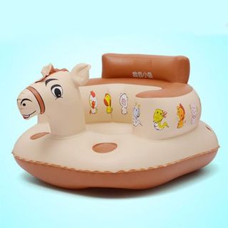 Ghế sofa bơm hơi tập ngồi chống ngã cho bé