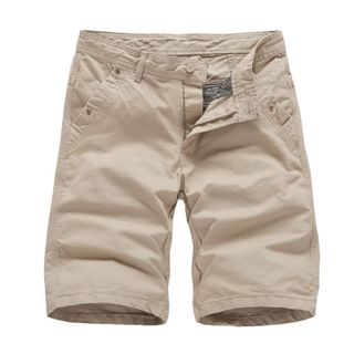 Quần short kaki nam ngắn màu trầm lịch lãm, trẻ trung, chất liệu kaki nhung cao cấp
