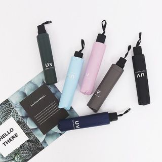 Ô gấp gọn phủ lớp chống tia UV, dù che nắng, che mưa ngoài trời cầm tay cao cấp