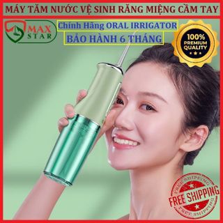 [CHÍNH HÃNG]Máy Tăm Nước Cầm Tay - Tăm Nước Vệ Sinh Răng Miệng Oral Irrigator Bản Quốc Tế Chuẩn Châu Âu giá sỉ