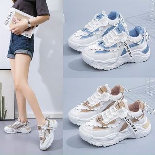 Giày thể thao nữ phối 2 màu R006-1084