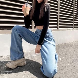Quần Jean suông nữ giá sỉ