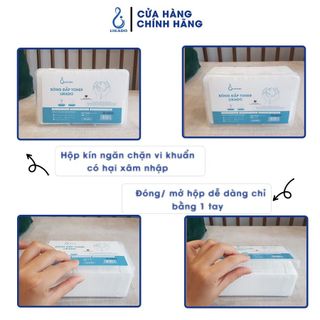 Bông đắp toner Likado 1000 miếng cotton mềm (1 hộp)