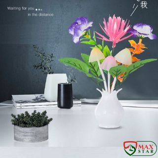 Đèn ngủ hình nấm cảm ứng cảm biến ánh sáng tự sáng đèn khi trời tối cao cấp giá rẻ ✅ giá sỉ