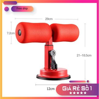 Dụng cụ tập cơ bụng eo gym đồ dùng thể thao tại nhà đa năng có đế hút chân không trụ chữ T