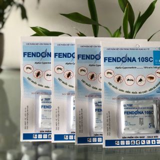 Thuốc diệt muỗi, gián, kiến, ruồi, bọ chét, kiến ba khoang Fendona 10SC (5ml) (Bao bì mới) giá sỉ