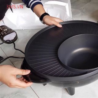 LẨU NƯỚNG ĐIỆN TRÒN 2IN1