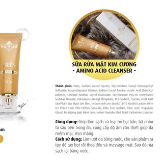 Sữa rửa mặt Kim cương (Amino Acid Cleanser) 120 gram - Siêu phẩm Iris