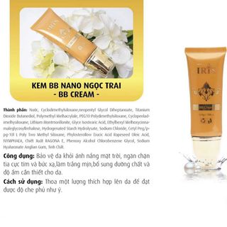 Kem Chống Nắng BB Nano Ngọc Trai (BB Cream) - Siêu Phẩm Iris