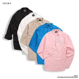 ÁO SƠ MI TAY DÀI AKUBA 02B414