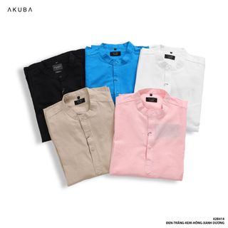 ÁO SƠ MI TAY DÀI AKUBA 02B414