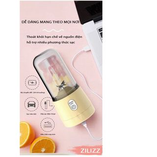Máy Xay Sinh Tố Gia Đình Cao Cấp Zilizz - Máy Xay Cầm Tay Di Động Đa Chức Năng