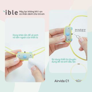 Ible Airvida - Máy lọc không khí i-on cá nhân