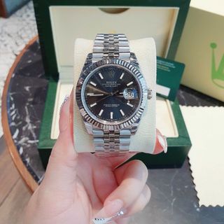 ĐỒNG HỒ ROLLEX DATEJUST BLACK SIÊU CẤP NEW