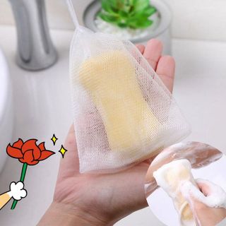Combo 10 túi lưới đựng xà bông tắm tiện lợi giá sỉ