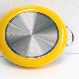 Chảo xào 2 quai chống dính 22cm sơn vàng rainy