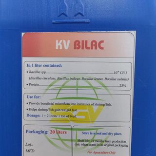 KV BILAC - Nguyên liệu thủy sản 2 trong 1 men tiêu hóa và tăng trọng cho tôm cá