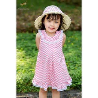 váy bé gái chân váy phối ren kèm quần chip bèo TL01 chất vải thoáng mát thoải mái, an toàn cho da bé