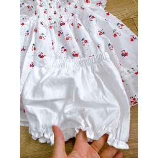 [SET] váy bé gái chân váy bèo ngực Hoa Nhí Đỏ & Quần Chíp Phồng 2 Lớp Đáng Yêu TL17
