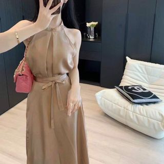 ĐẦM XOÈ CỔ YẾM THẮT NƠ - DT1626