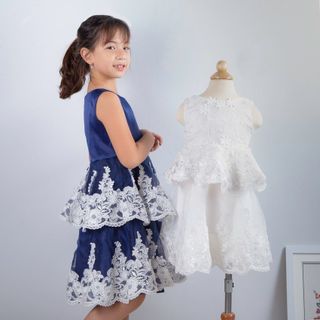 váy bé gái chân váy phù dâu đính ren 2 Tầng TL03 Váy Công Chúa Cách Điệu Đường May Đều Đẹp Chắc Chắn Tinh Xảo