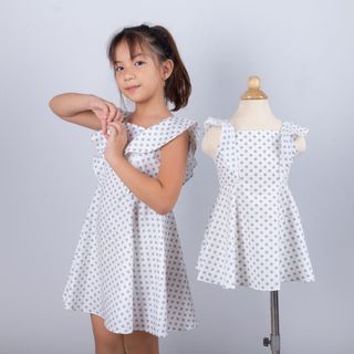 váy bé gái chân váy cánh tiên bèo liền thân TL11 váy cho bé gái xinh xắn thời trang, đường may đều đẹp chắc chắc