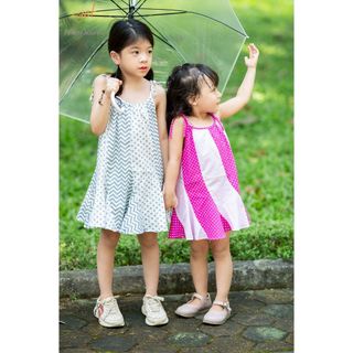 Váy bé gái chân váy hai dây TL12 váy cho bé gái xinh xắn thời trang, đường may đều đẹp chắc chắc