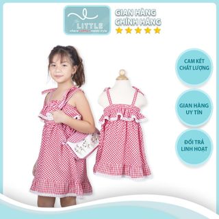 Váy hai dây Đuôi Cá Phối Ren Hạt TL13 váy cho bé gái Xinh Xắn Thời Trang, Đường May Đều Đẹp Chắc Chắn