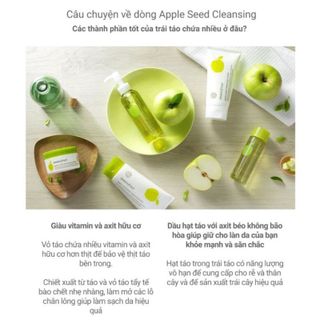 **(Combo 3 chai**)Dầu Tẩy trang mắt môi táo xanh Apple Seed Lip & Eye Remover 15ml
