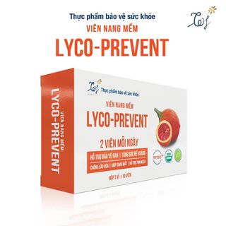 Viên Gấc LYCO-PREVENT (Hộp 3 vỉ x 10 viên nang mềm)