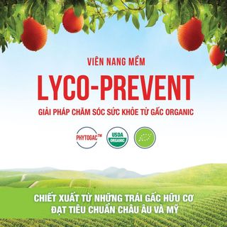 Viên Gấc LYCO-PREVENT (Hộp 3 vỉ x 10 viên nang mềm)